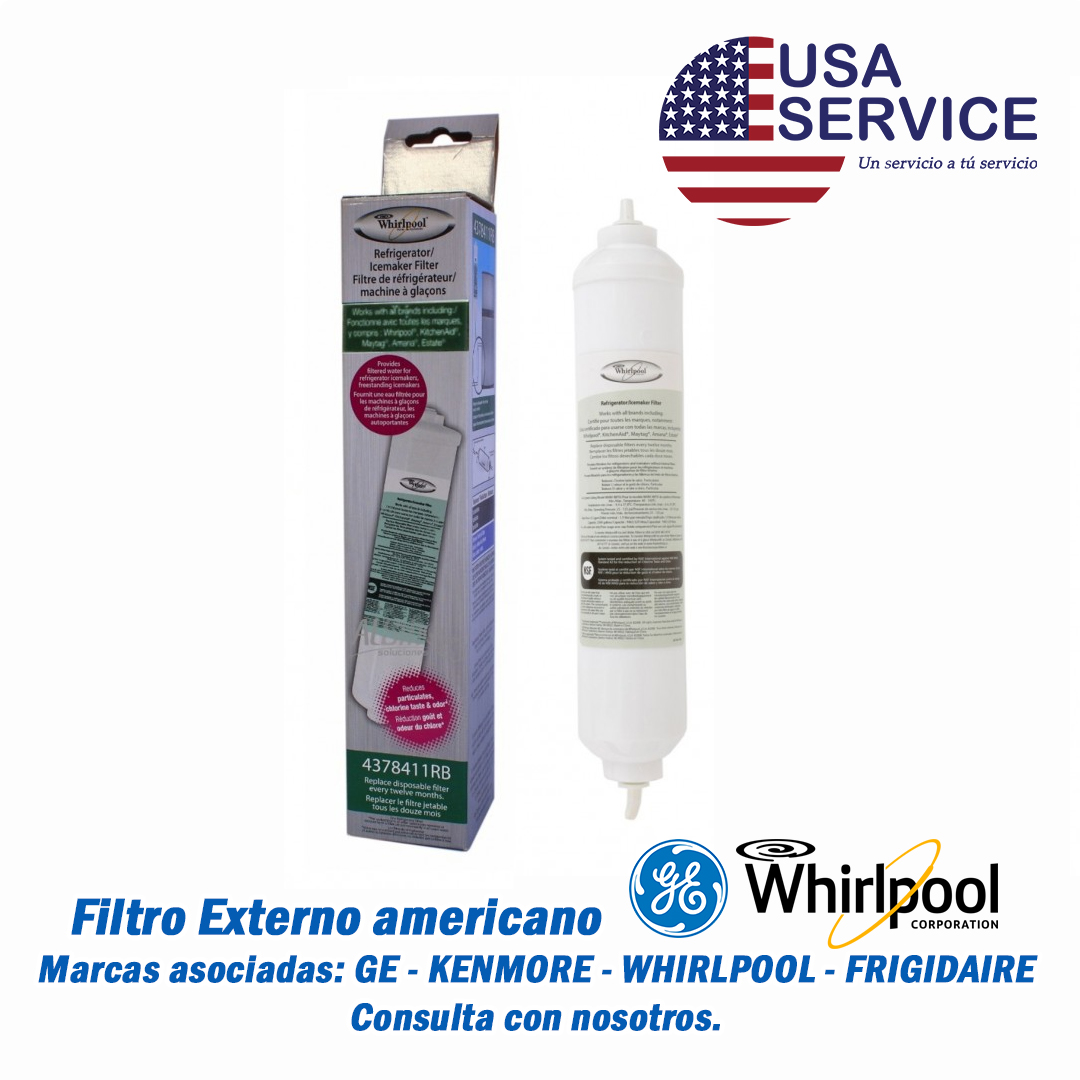 FILTRO EXTERNO - TODA LA LINEA AMERICANA - TODAS LAS MARCAS - Repuesto línea blanca USA Service