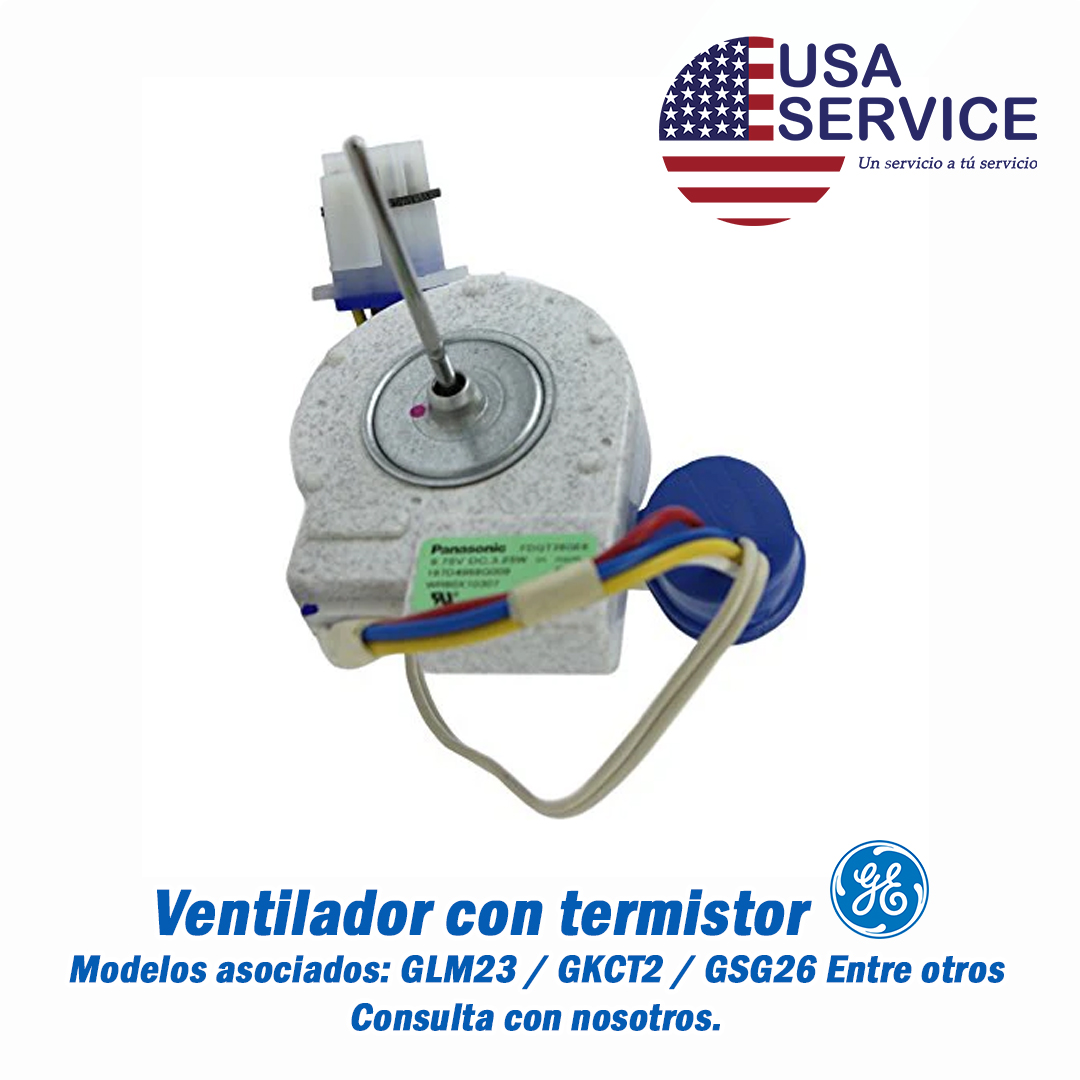 VENTILADOR EVAP. 9.75V CON TERM - GKCS2/GLM/GLP - General Electric - Repuesto línea blanca USA Service