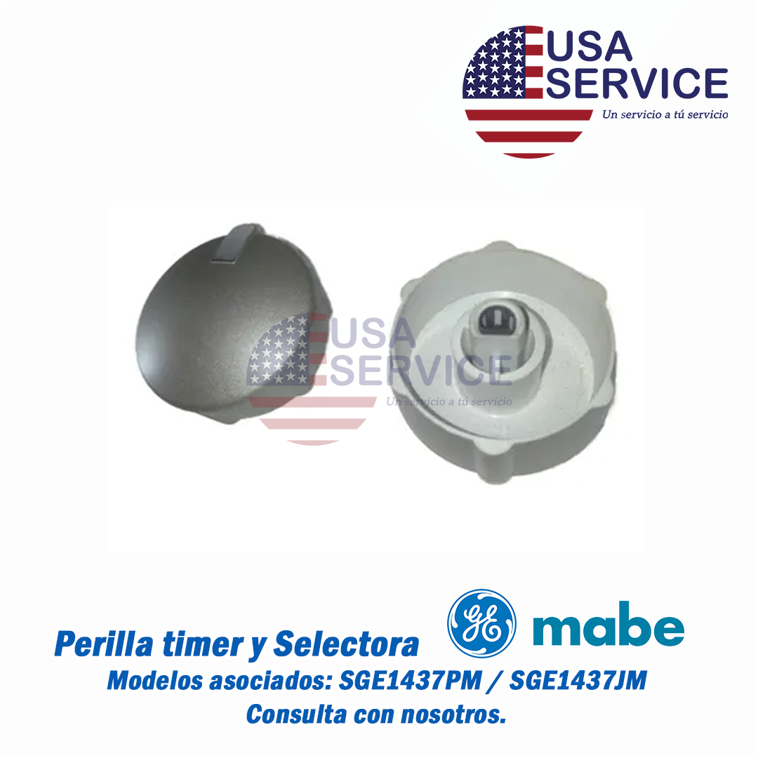 PERILLA TIMER - SGE1437 - General Electric - Repuesto línea blanca USA Service