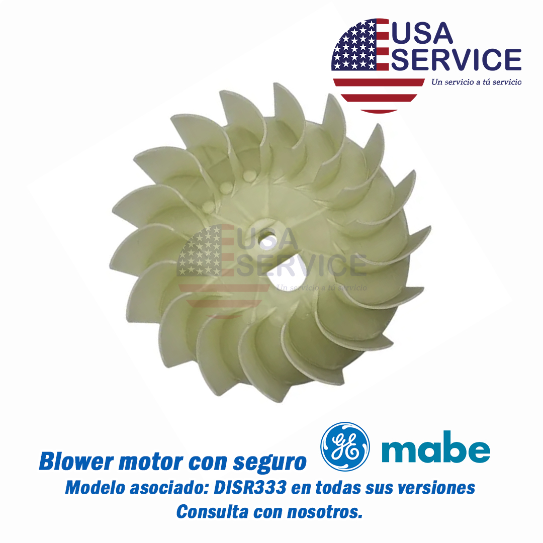 BLOWER CON SEGURO - DISR333 - General Electric - Repuesto línea blanca USA Service