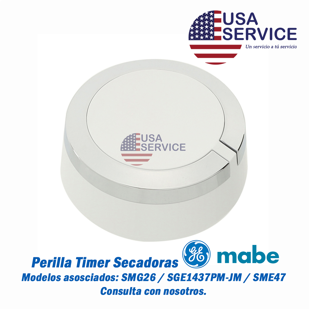 PERILLA TIMER - SMG26 - MABE - Repuesto línea blanca USA Service